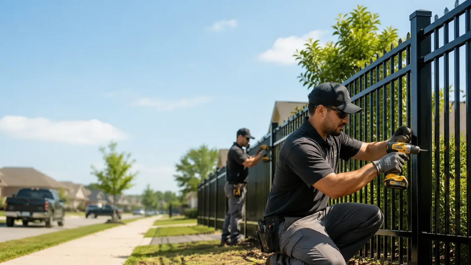 Metal Fence Installation in North Franklin, CT